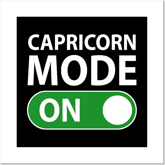 Capricorn Mode on Wall Art by Stoney09